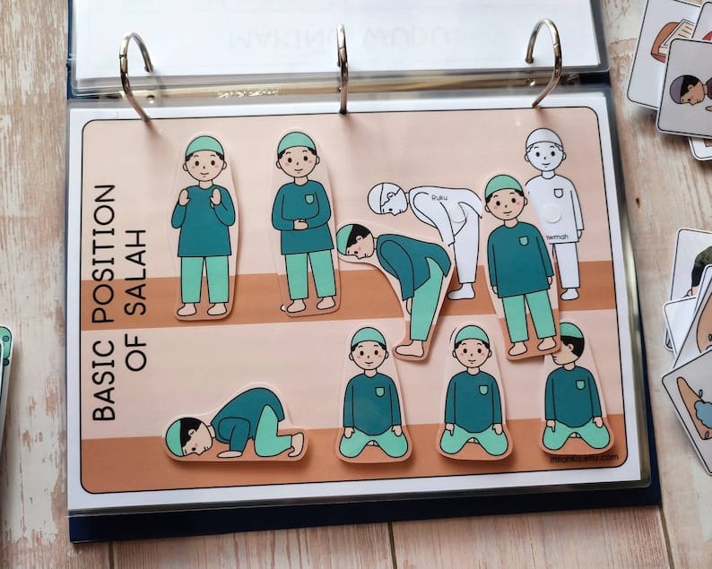 Little Muslim Busy Book โ Interactive Islamic Learning Activity Book for Kids